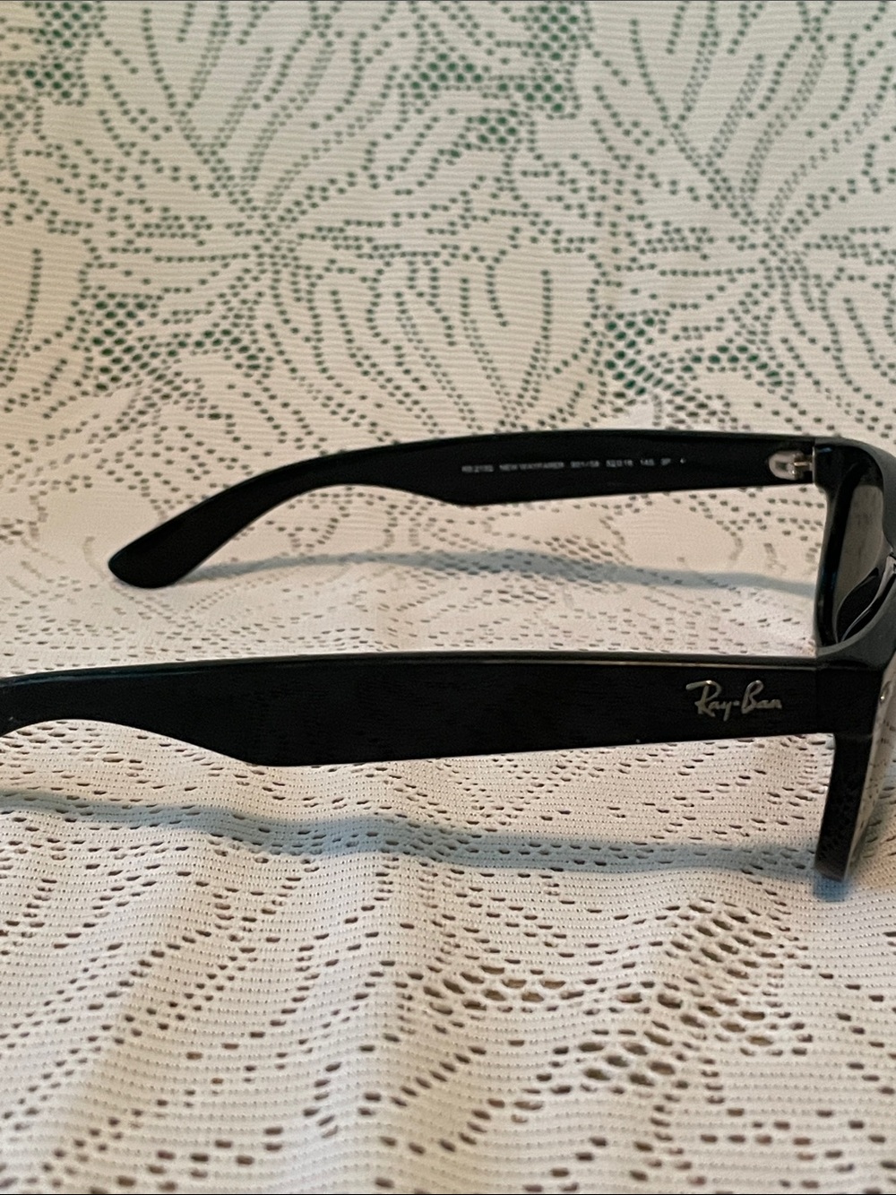 Ray-Ban Black Polarized Wayfarer-Style Men's Sunglasses - Picture 3 of 11